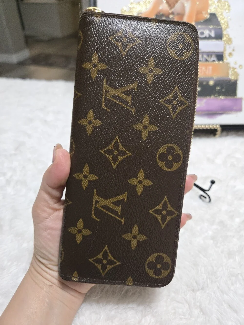 Louis Vuitton LV Monogram Clemence Wallet EUC
